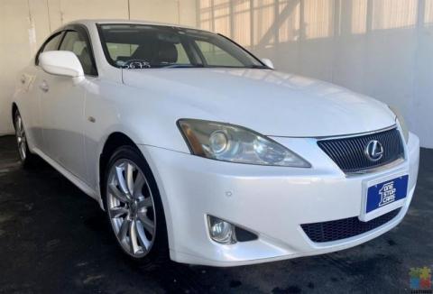 Around $55/week - 2007 Lexus IS250 v6 Auto - Delivery Options