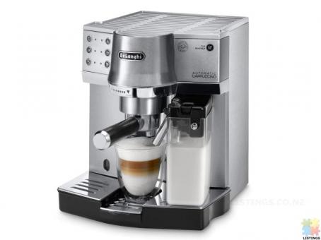 Delonghi automatic cappuccino coffee machine