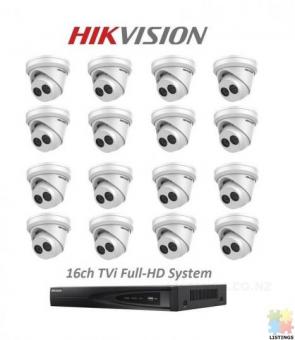16ch HIKVISION DVR 16 x full HD Camera Package (please read description)