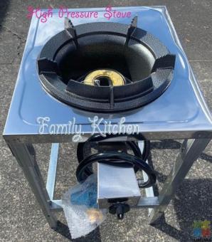 High pressure gas stove with stainless stand