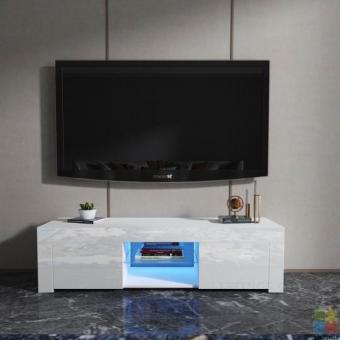 *sue-e* Brand new White gloss TV unit with RGB LED Listing (MLDA47)