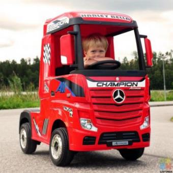 2*12Volts Licensed Mercedes Actros Truck-4WD