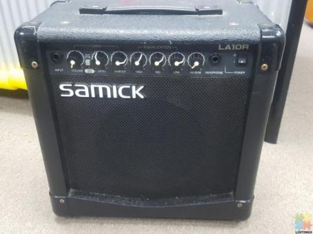 Samick LA10R Electric-Guitar Amplifier Made in Korea