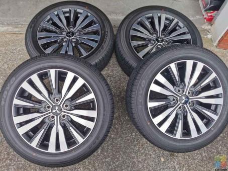 Mitsubishi Outlander Asx factory wheels and tyres. New.