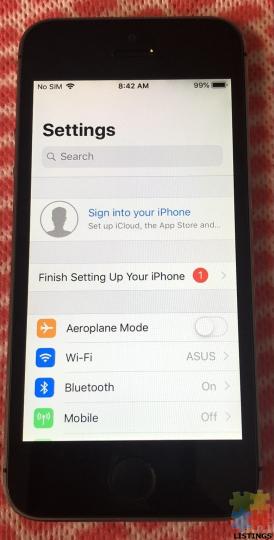 Apple iPhone 5s (Asia Pacific/A1530) 16 GB - 3/4