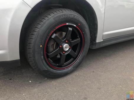 WHEELS AND TYRES COMBO FOR YOUR SMALL CAR 15x6.5 4x100