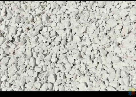 $10 for 27kg bag Beautiful white lime chip stone