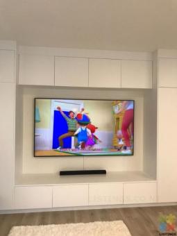 TV wall mount and installation, 5 years warranty, 10 years experience