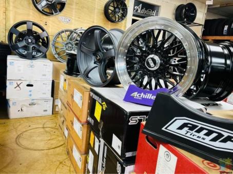 Brand new mag wheels and tyres on interest free options this session