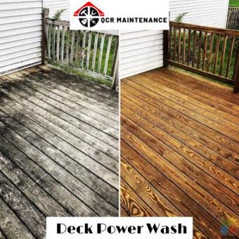 Now doing Power Washing for Fencing and  Decking