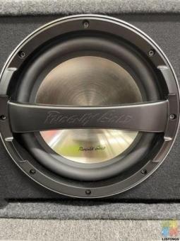 TWIN SUBWOOFER 12" WITH BUILT IN AMP PHOENIX GOLD