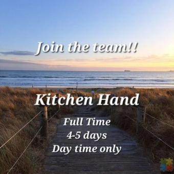 We are on the hunt for a Kitchen Hand