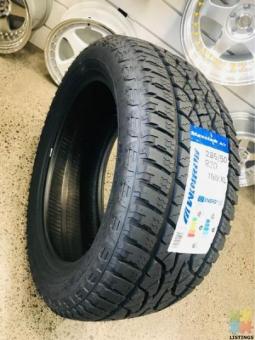 285/50/20 Winrun All Terrain Tyres $280 each fitted and balanced