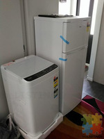 Both brand new 6kg washing machine and fridge freezer