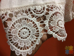 Summer Top with net lace