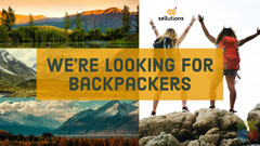 seeking a new group of backpackers who are willing to travel and work