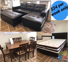 Furniture deal- Bed Set+ Dinning Suite+ Corner Lounge Suite