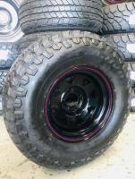 BRAND NEW MUD TYRES WITH STEELIES, WHEEL NUTS AND WHEEL ALIGNMENT