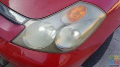 Car headlights restoring