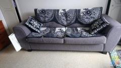Sofa set with an ottoman
