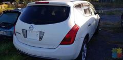 2006 Nissan murano in good body condition and done 187kms on it