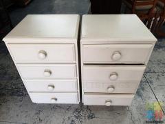 SELLING LARGE SIZE X2 BEDSIDE TABLES